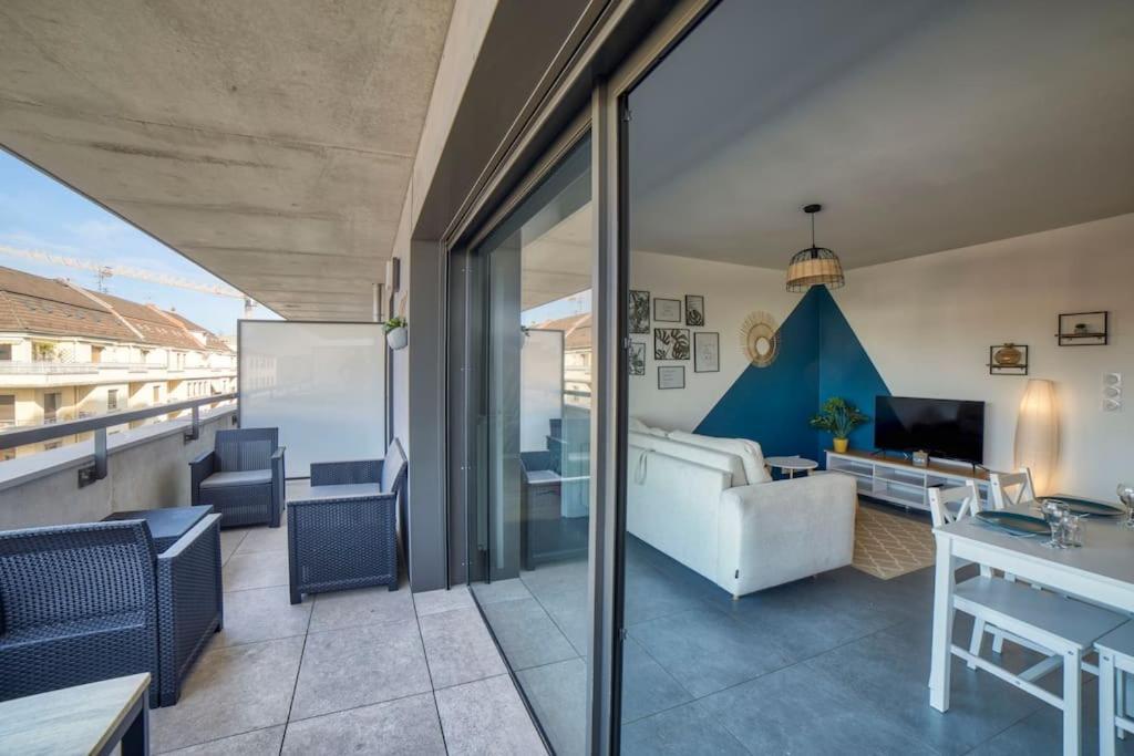 Modern'Blue - Gare Annemasse A 3Min-Geneve Acces Direct Apartment Exterior photo